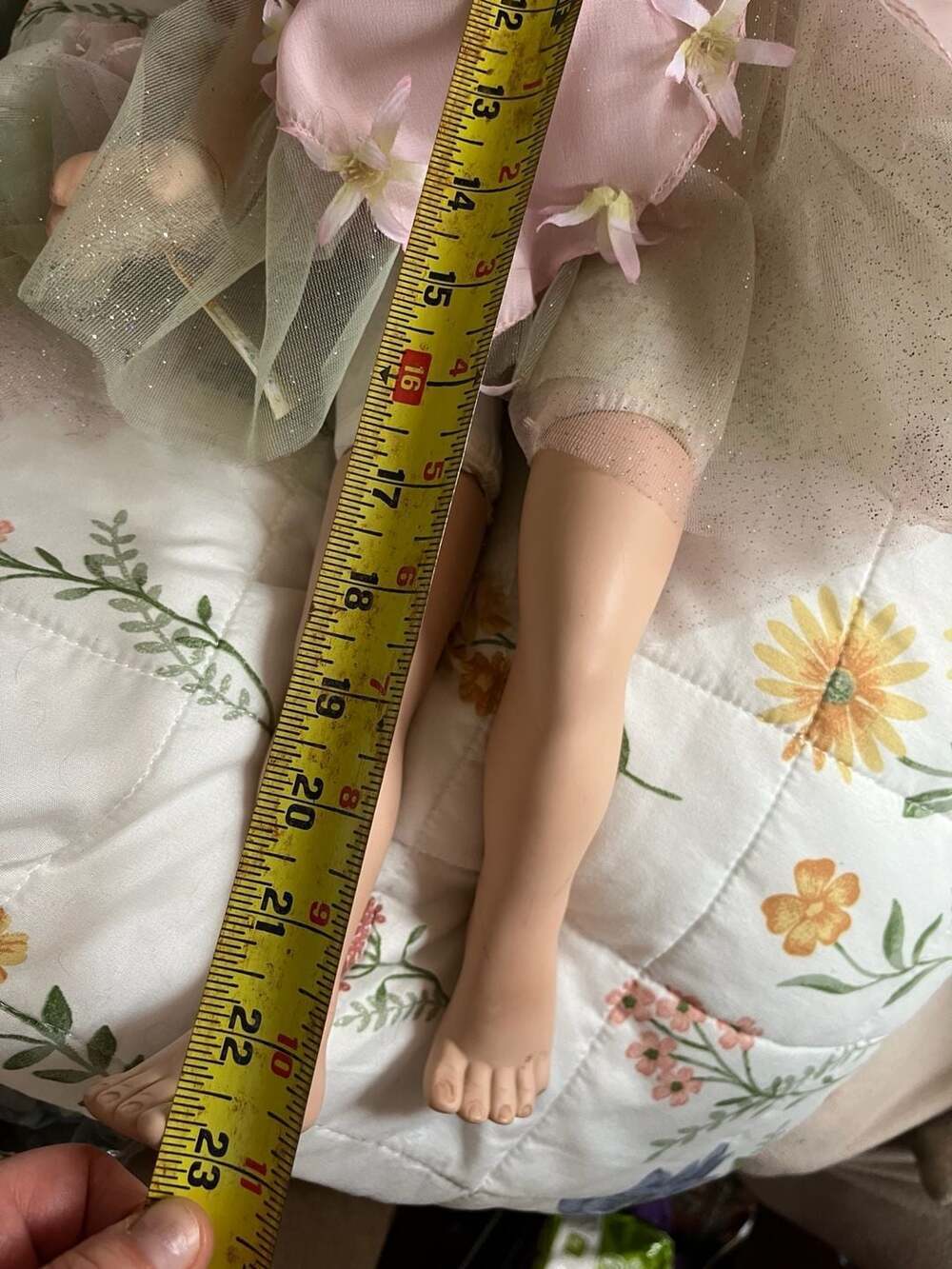 Vintage Show-Stoppers Petunia Porcelain Fairy Doll 22-inch Red Hair - Picture 10 of 10